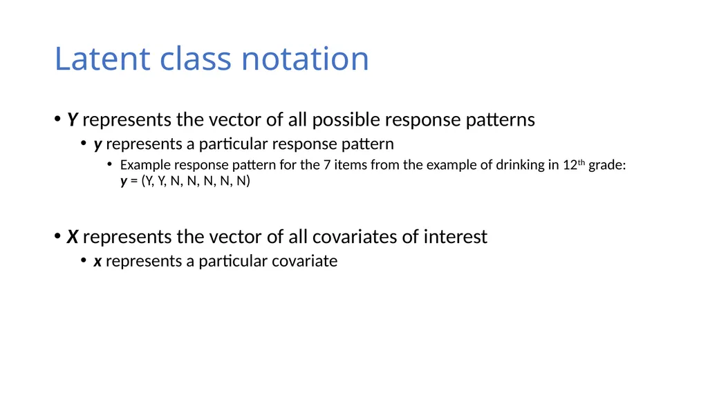 An Introduction to Latent Class Analysis (LCA) - slide 27 of 33