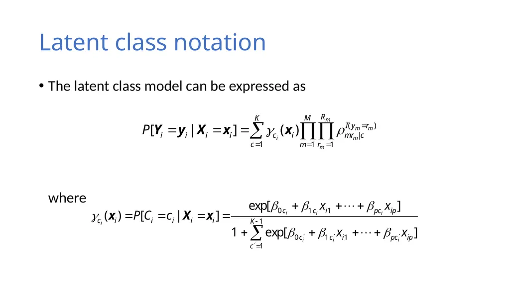 An Introduction to Latent Class Analysis (LCA) - slide 28 of 33