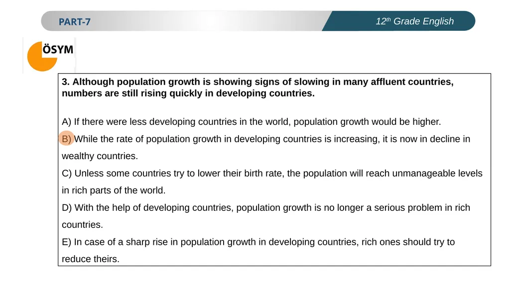 ENGLISH PREPERATION FOR UNIVERSITY ENTRANCE EXAM - slide 4 of 14