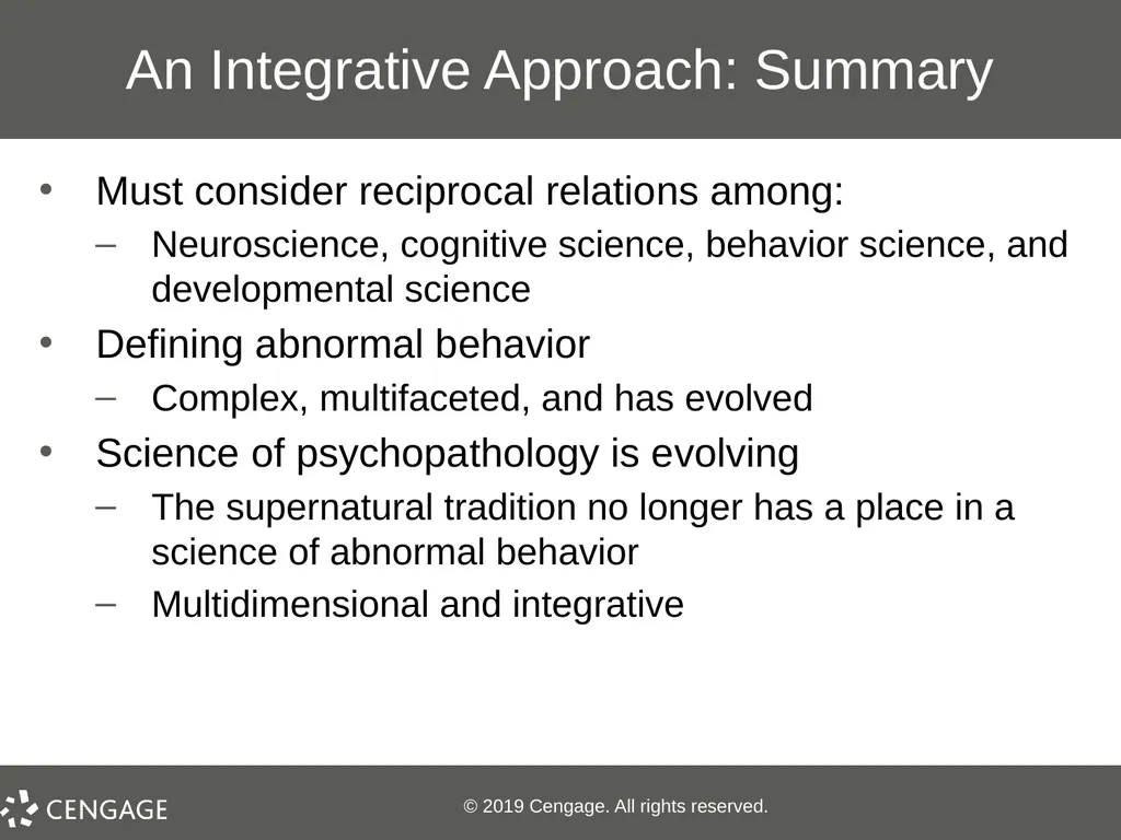 Essentials of Abnormal Psychology Eighth Edition - slide 39 of 39