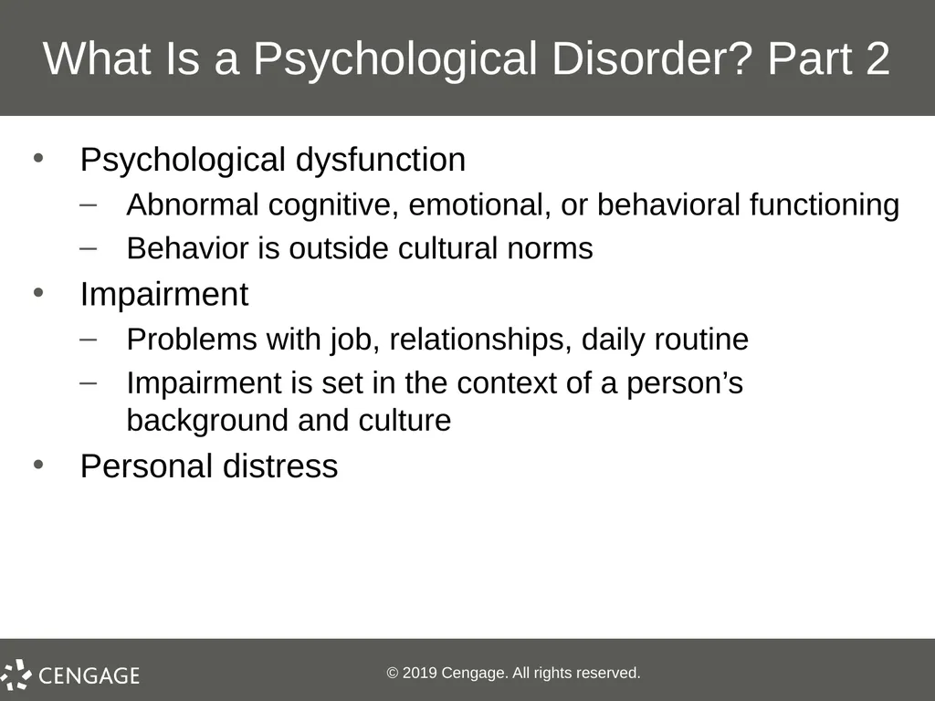Essentials of Abnormal Psychology Eighth Edition - slide 5 of 39