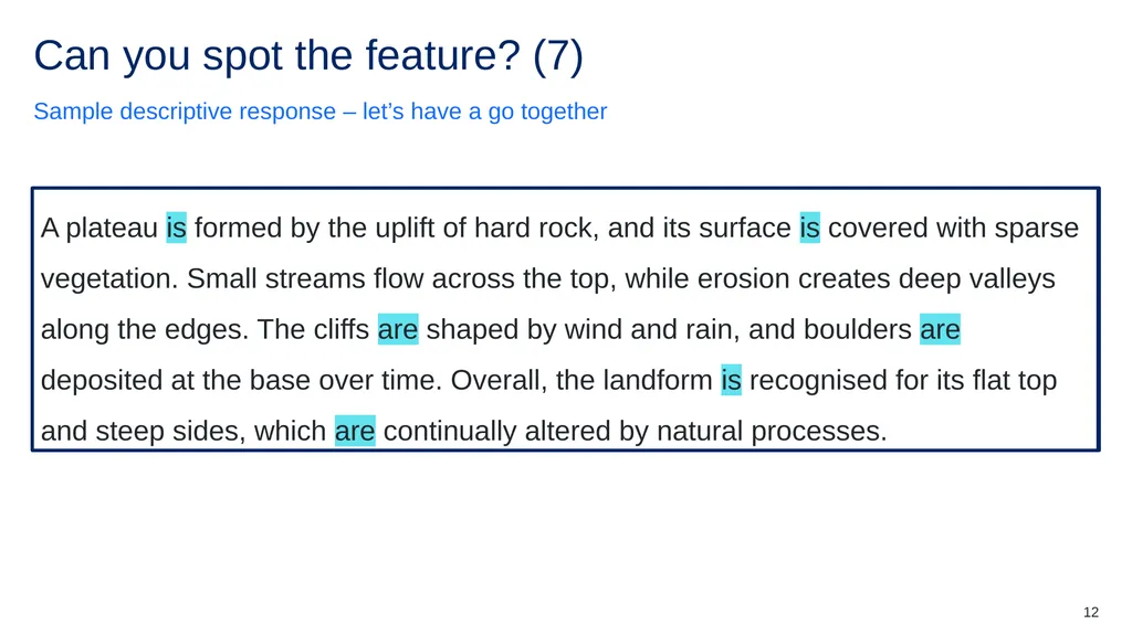 Instructions for use This resource is not a - slide 12 of 38