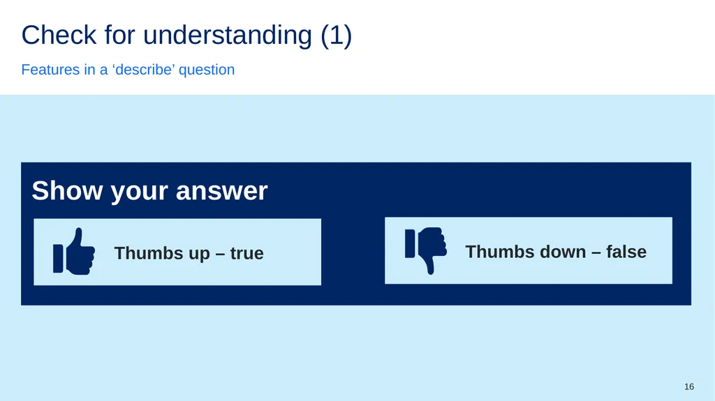 Instructions for use This resource is not a - slide 16 of 38