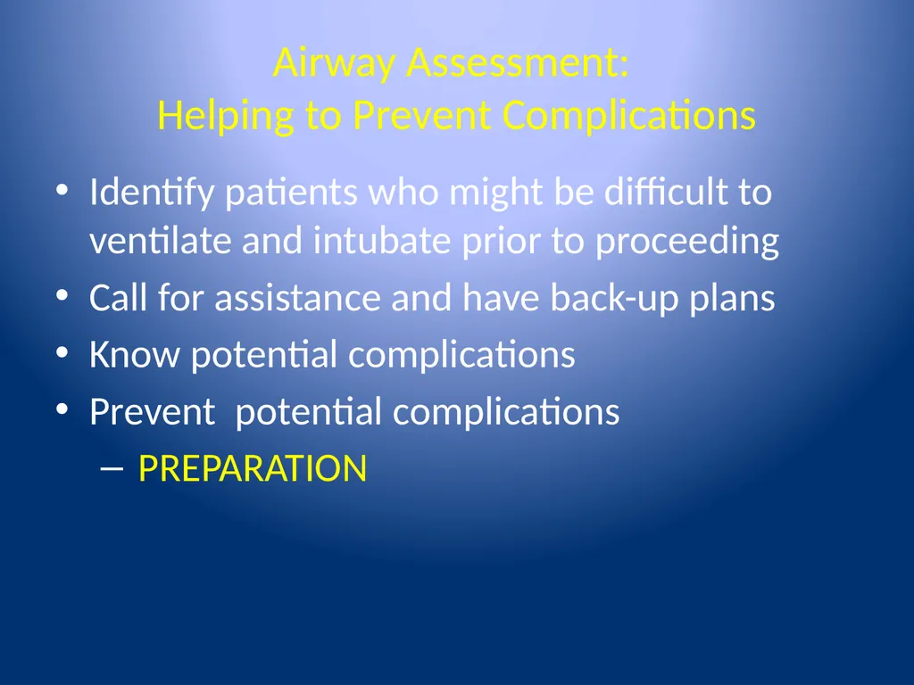 Complications of Rapid Sequence Induction and - slide 18 of 35
