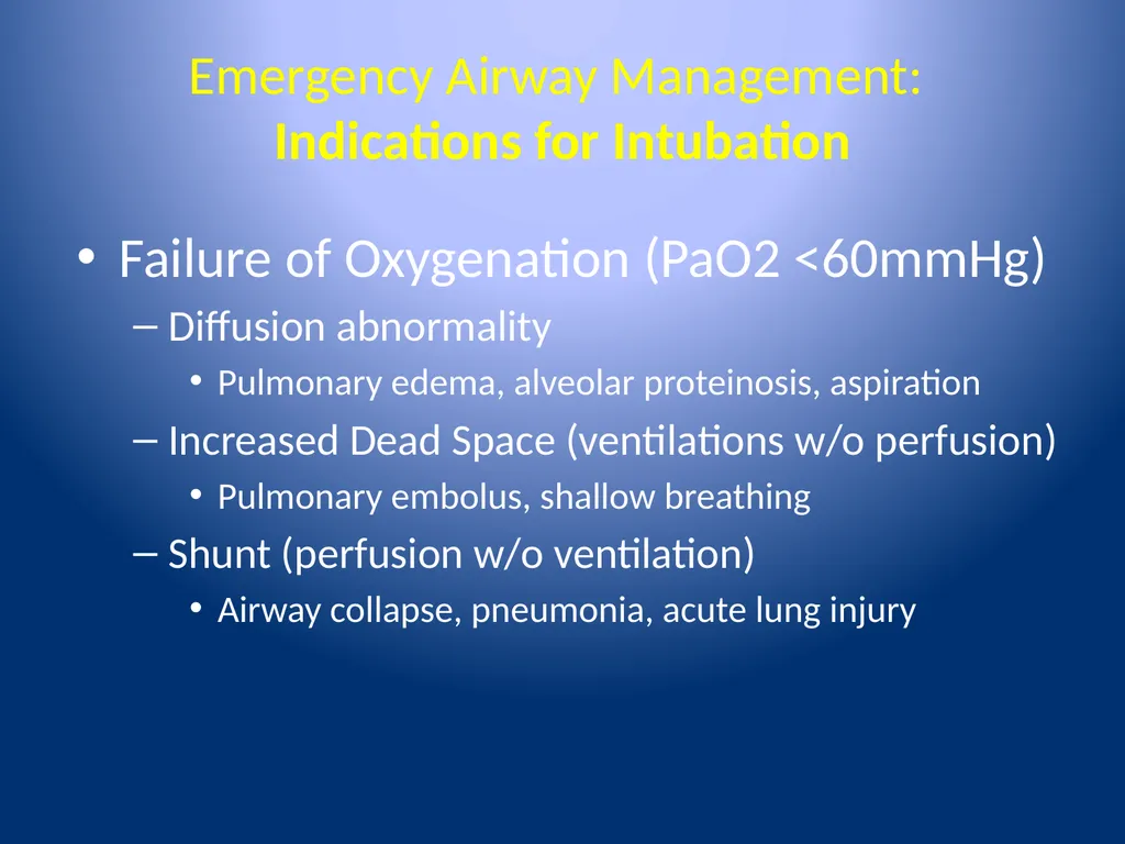 Complications of Rapid Sequence Induction and - slide 6 of 35