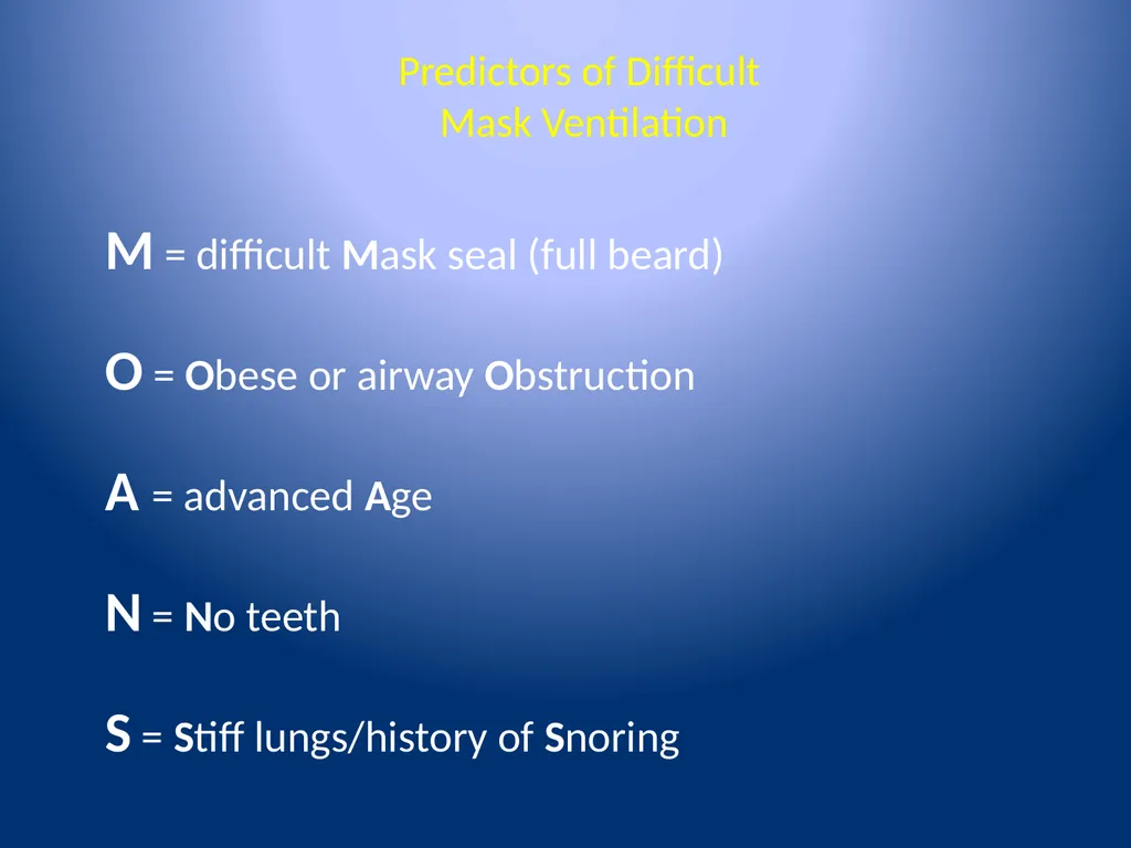 Complications of Rapid Sequence Induction and - slide 9 of 35