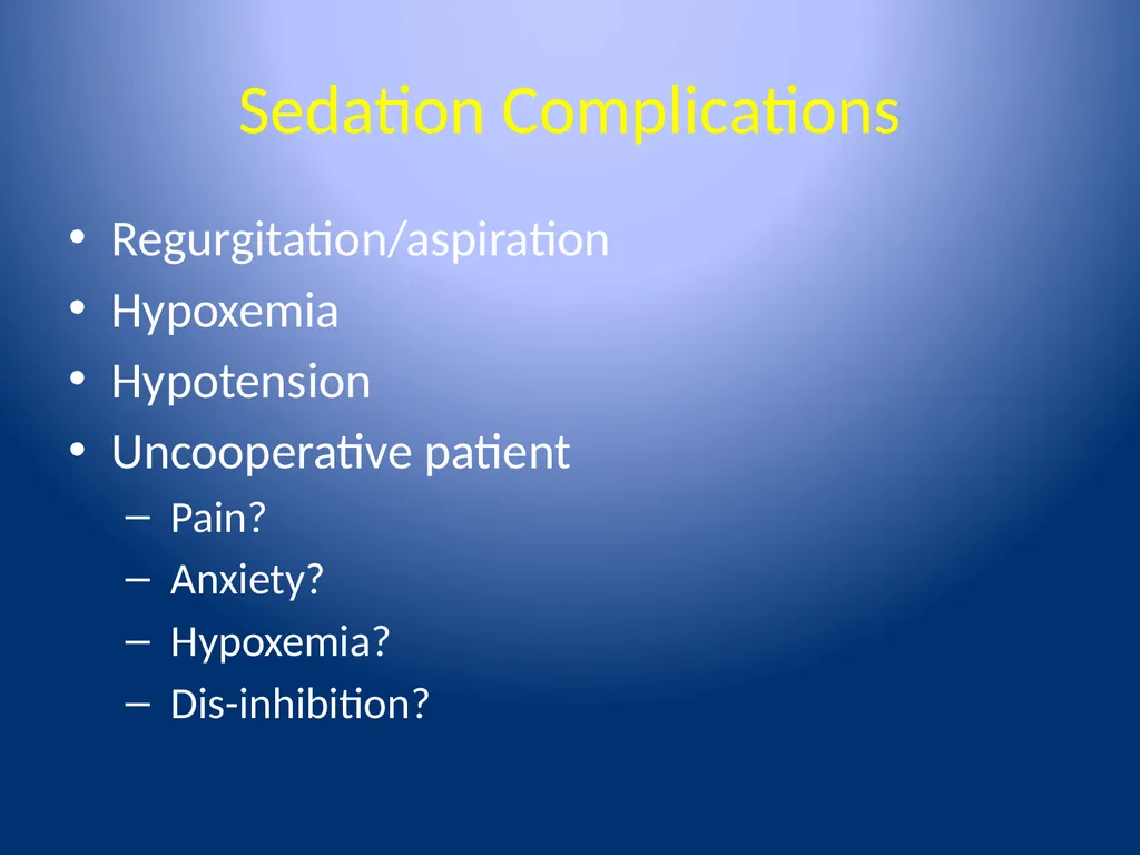 Complications of Rapid Sequence Induction and - slide 28 of 35
