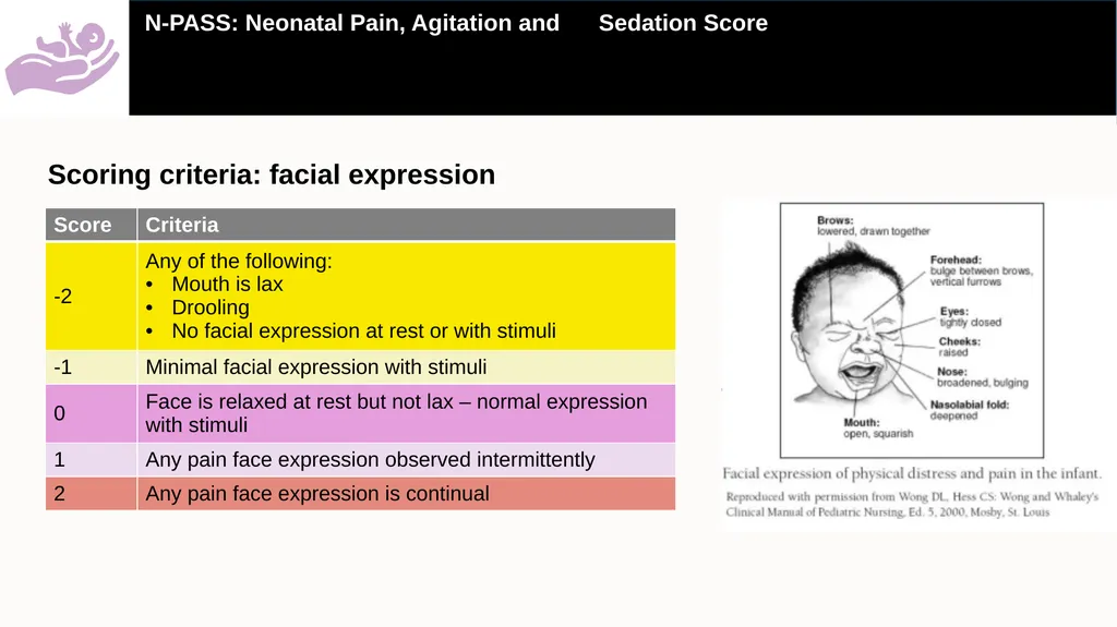 A practical guide on how to use the Neonatal Pain, - slide 16 of 25