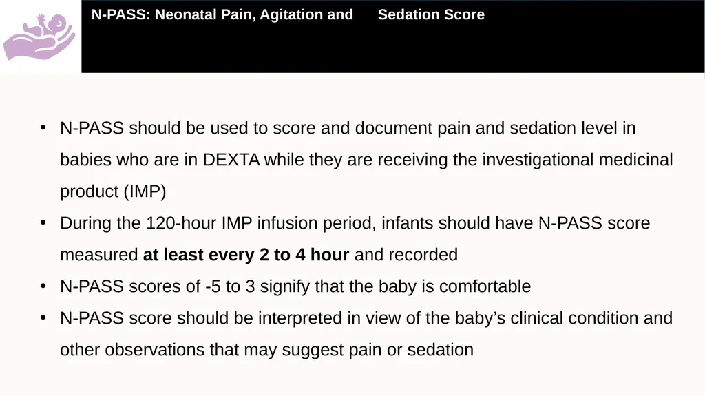 A practical guide on how to use the Neonatal Pain, - slide 19 of 25