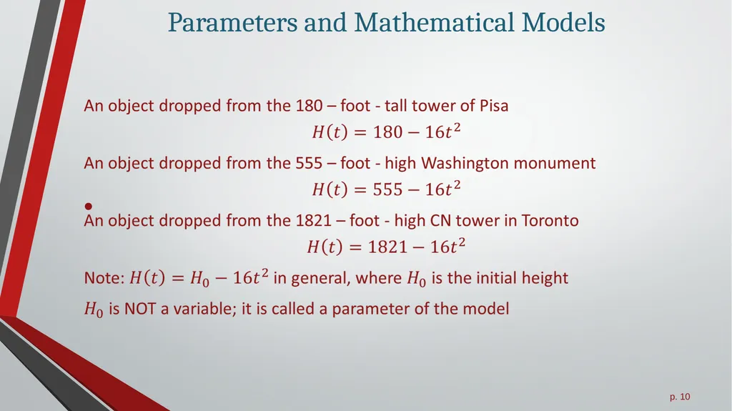 2.4 Mathematical Models All slides in this - slide 10 of 11