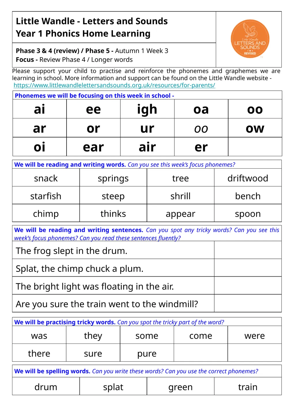 Please support your child to practise and - slide 3 of 5