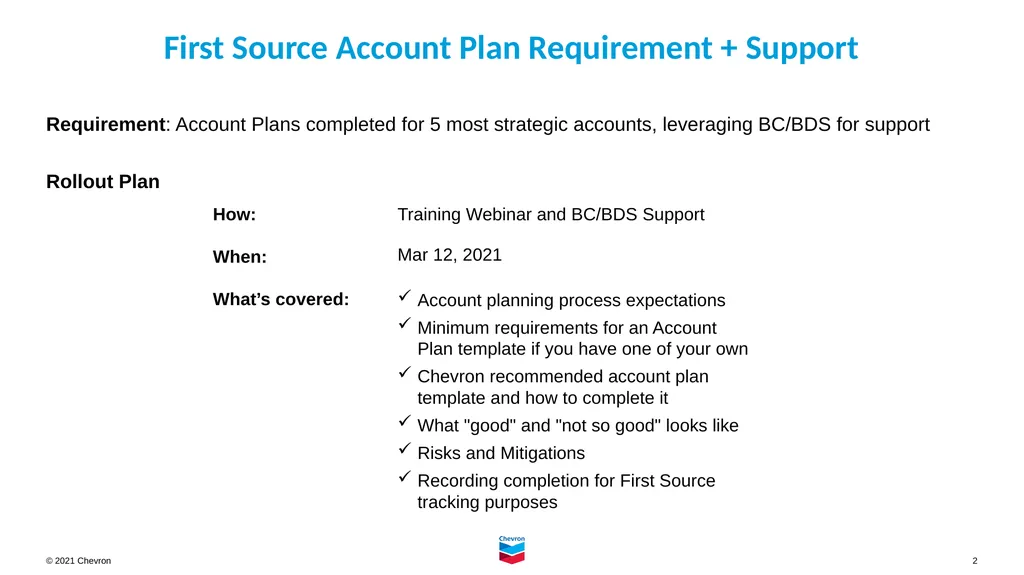 Account Planning for Chevron Lubricant Marketers - slide 2 of 18