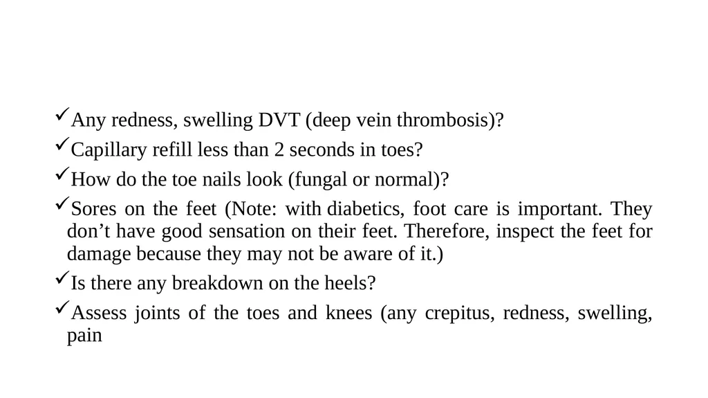 Head-to-Toe Assessment Nursing Introduction This - slide 58 of 62
