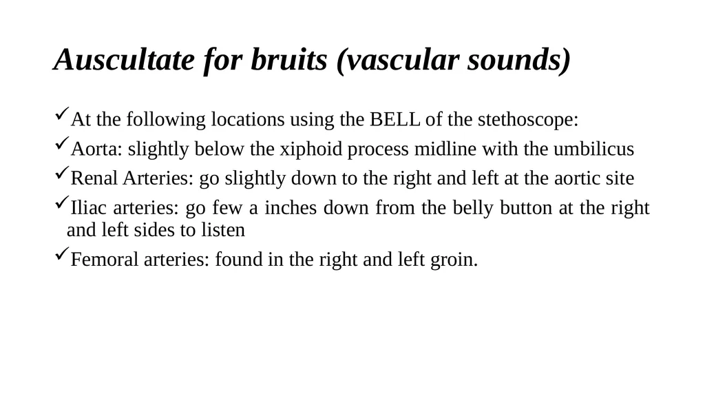 Head-to-Toe Assessment Nursing Introduction This - slide 55 of 62