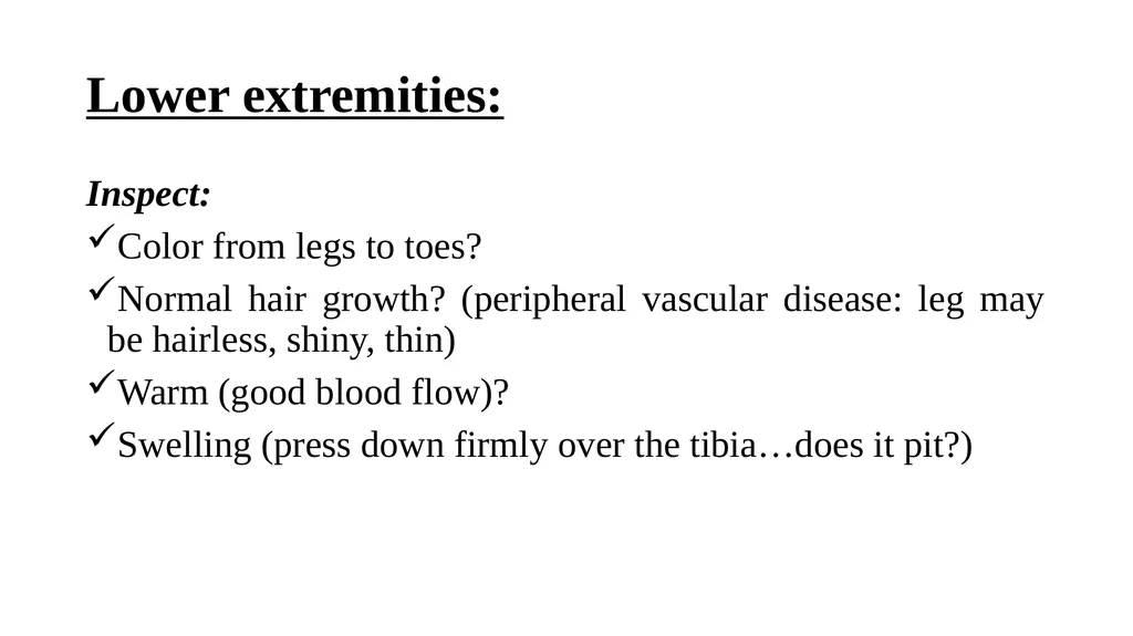 Head-to-Toe Assessment Nursing Introduction This - slide 57 of 62