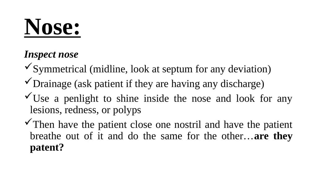 Head-to-Toe Assessment Nursing Introduction This - slide 27 of 62