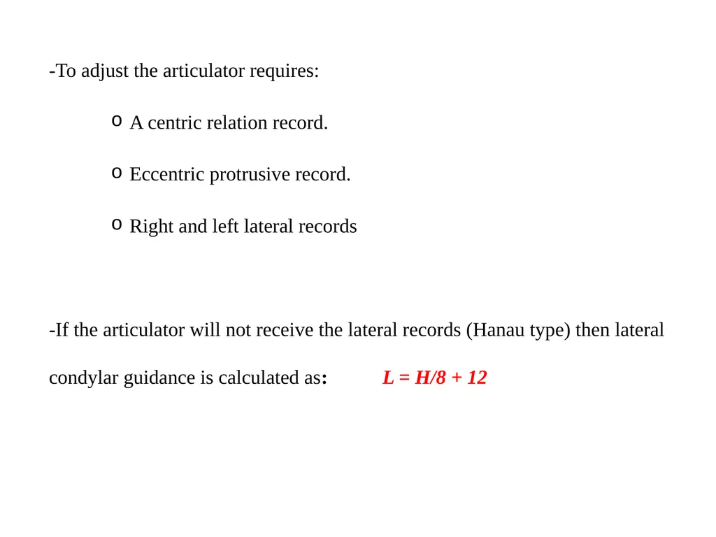 BALANCED OCCLUSION DEPARTMENT OF PROSTHODONTICS, - slide 31 of 41