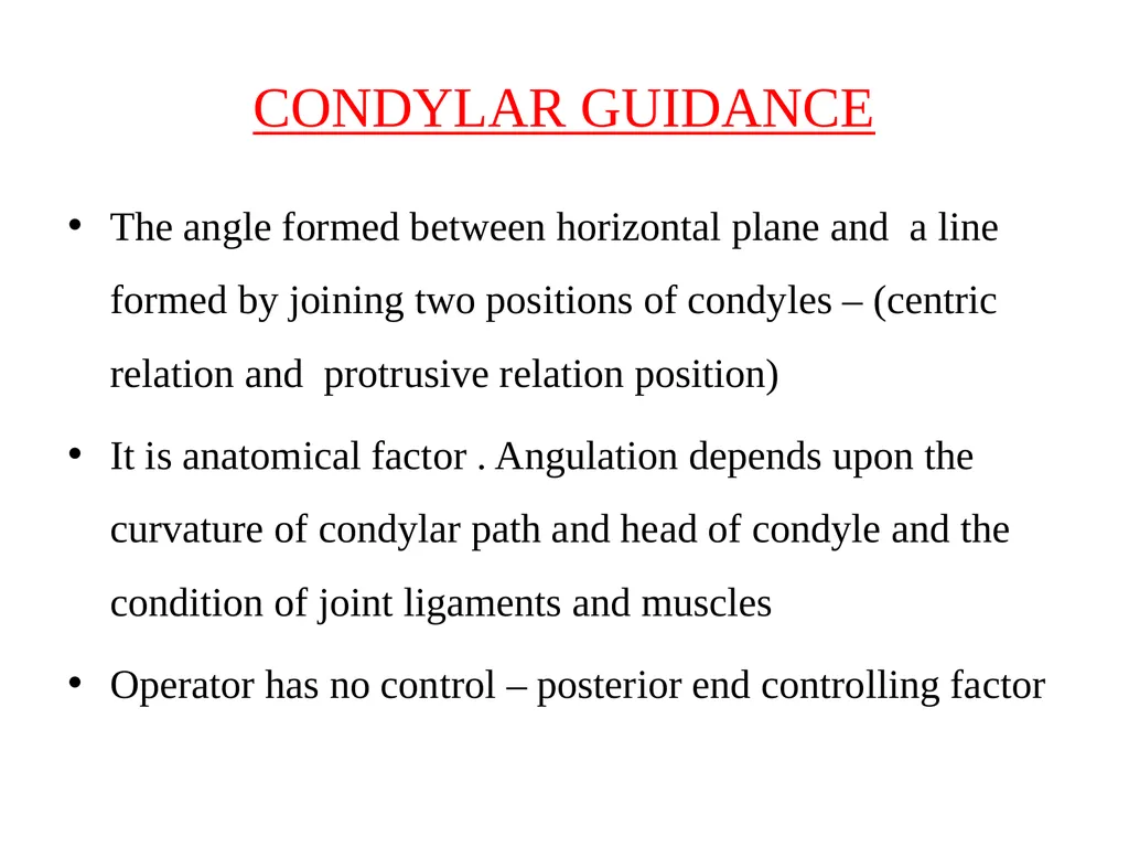 BALANCED OCCLUSION DEPARTMENT OF PROSTHODONTICS, - slide 16 of 41