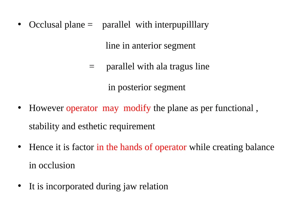 BALANCED OCCLUSION DEPARTMENT OF PROSTHODONTICS, - slide 22 of 41