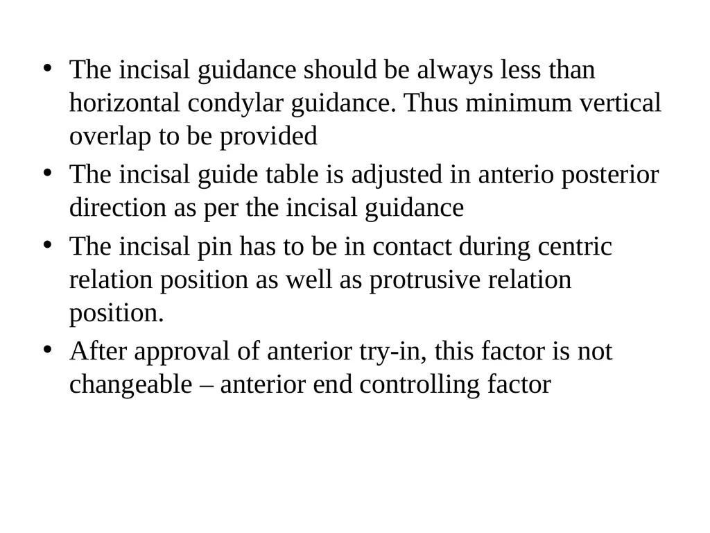 BALANCED OCCLUSION DEPARTMENT OF PROSTHODONTICS, - slide 20 of 41