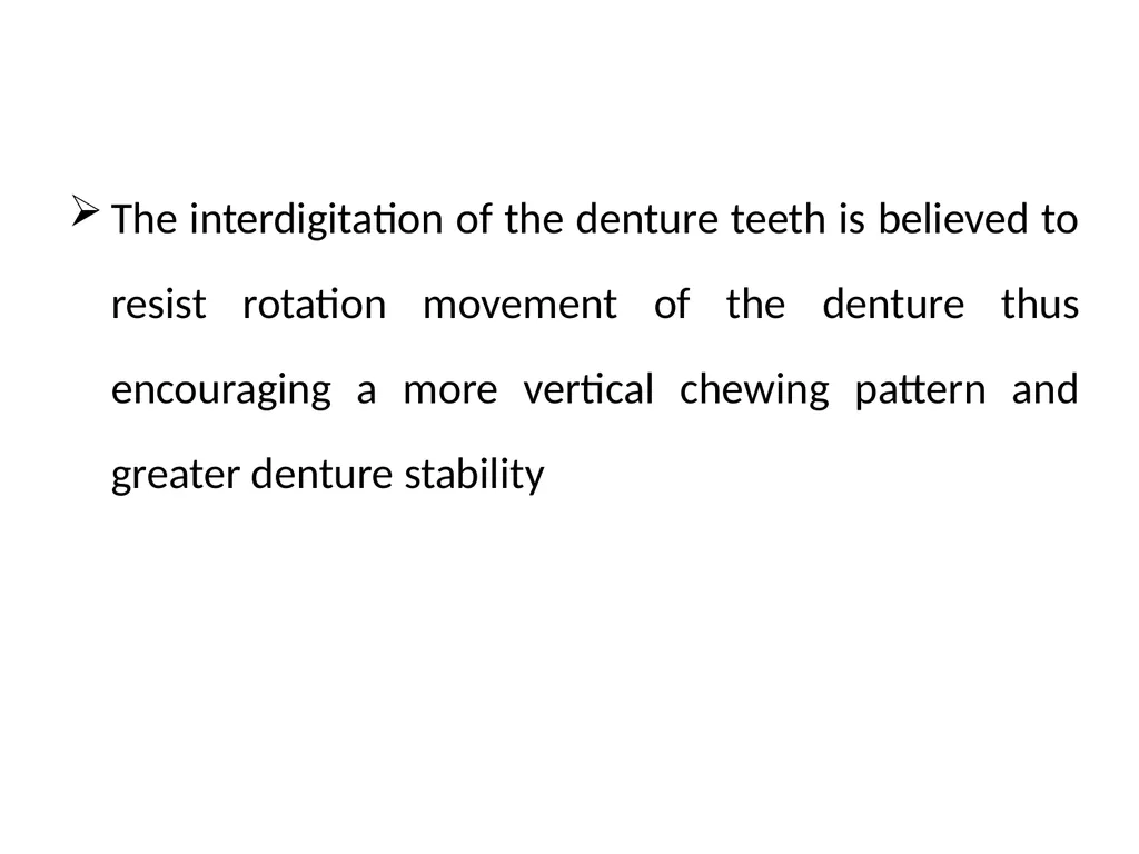 BALANCED OCCLUSION DEPARTMENT OF PROSTHODONTICS, - slide 35 of 41