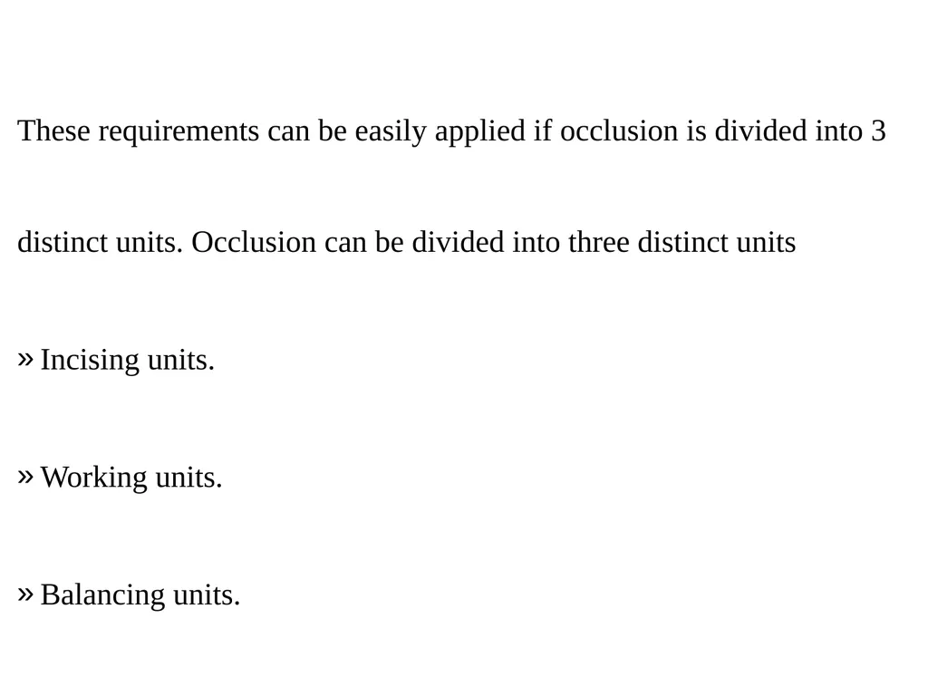 BALANCED OCCLUSION DEPARTMENT OF PROSTHODONTICS, - slide 5 of 41
