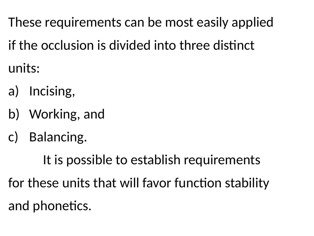 BALANCED OCCLUSION DEPARTMENT OF PROSTHODONTICS, - slide 9 of 41
