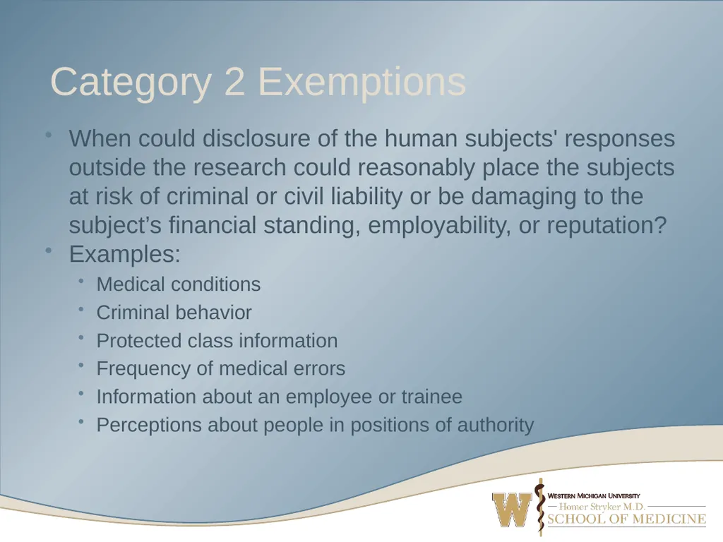 What’s Your Study? Navigating IRB Submission Forms - slide 26 of 52