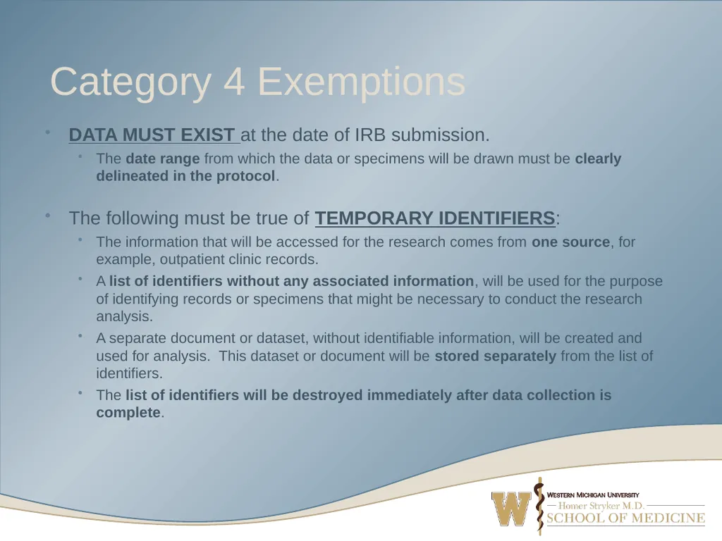 What’s Your Study? Navigating IRB Submission Forms - slide 32 of 52