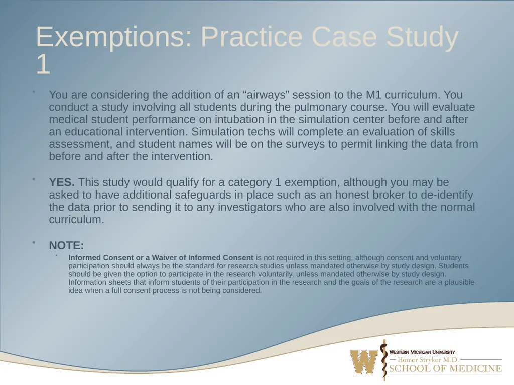 What’s Your Study? Navigating IRB Submission Forms - slide 28 of 52