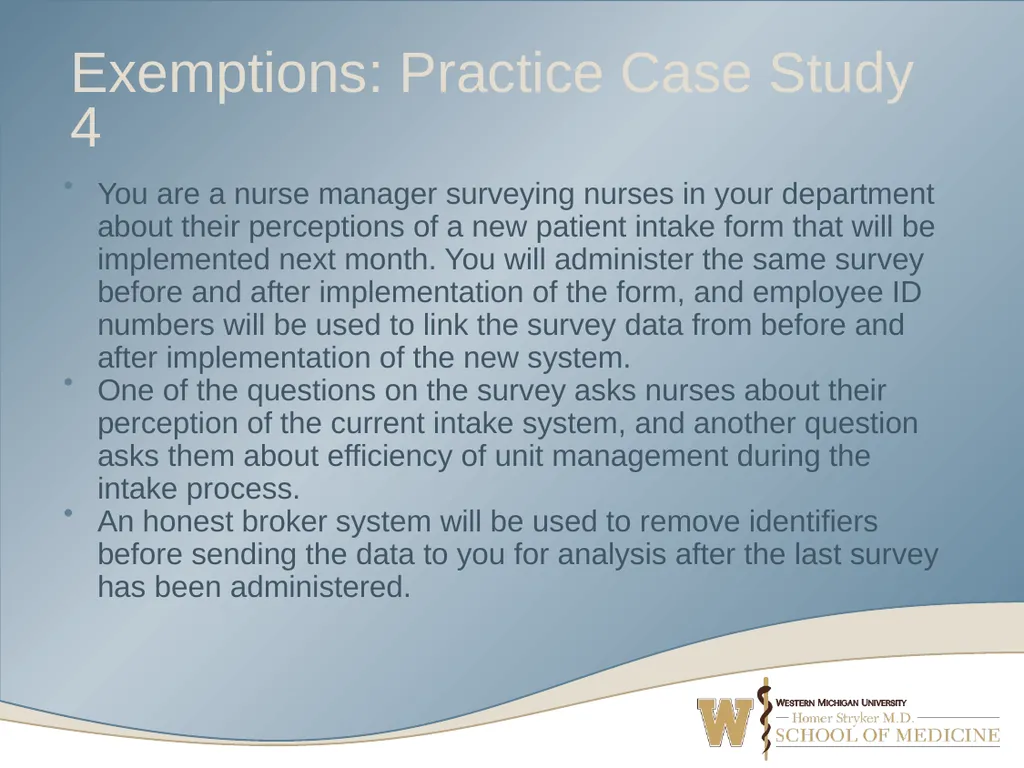 What’s Your Study? Navigating IRB Submission Forms - slide 37 of 52