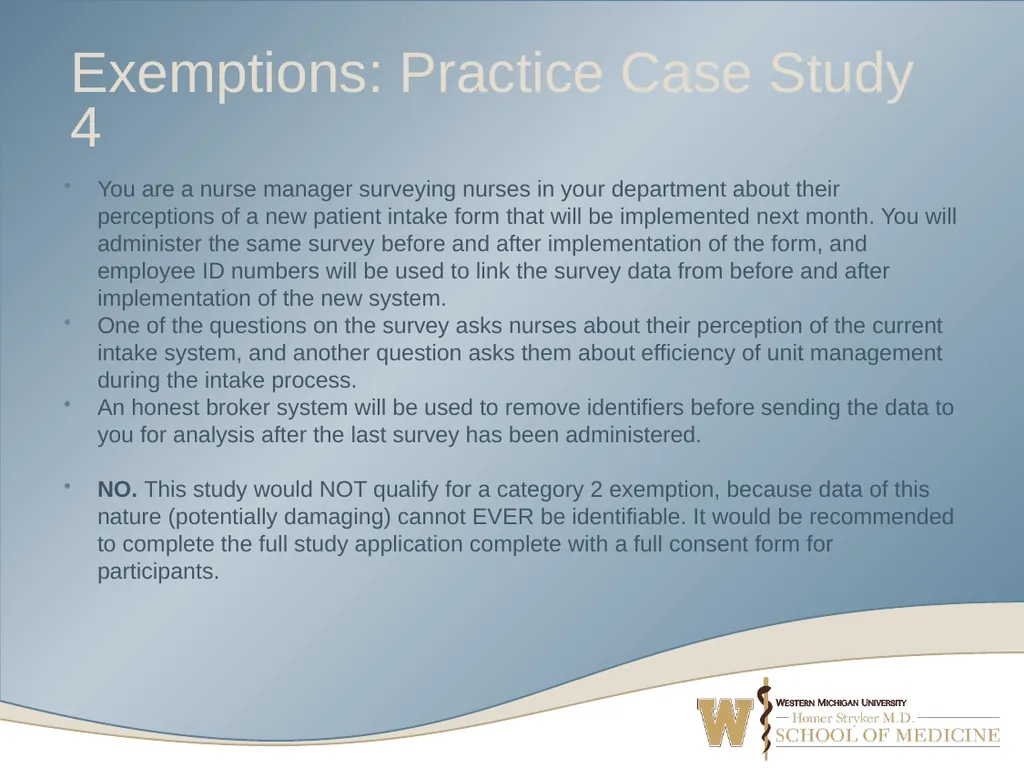 What’s Your Study? Navigating IRB Submission Forms - slide 38 of 52
