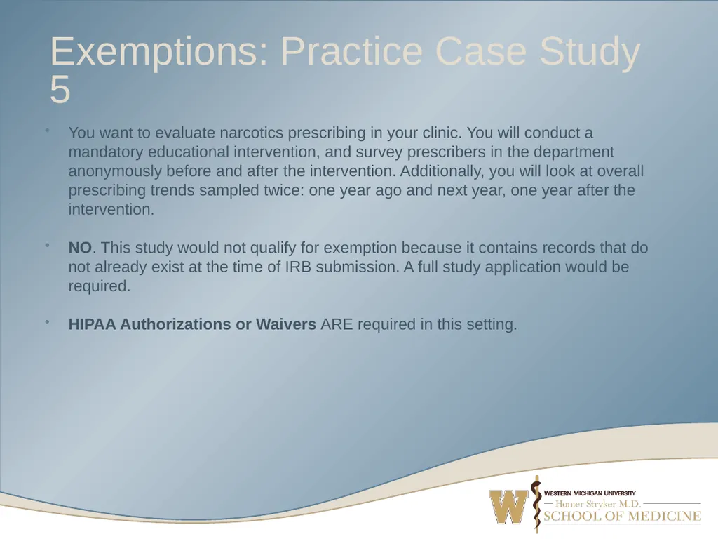 What’s Your Study? Navigating IRB Submission Forms - slide 40 of 52