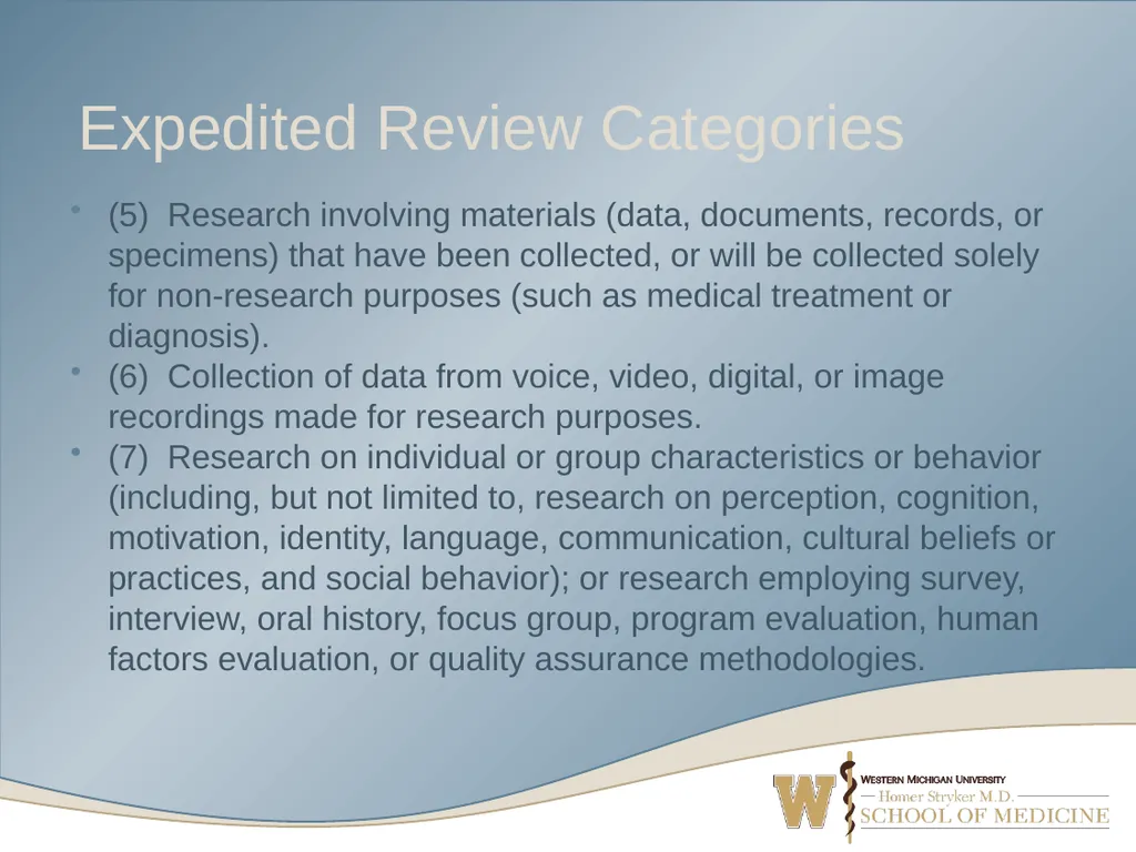 What’s Your Study? Navigating IRB Submission Forms - slide 49 of 52