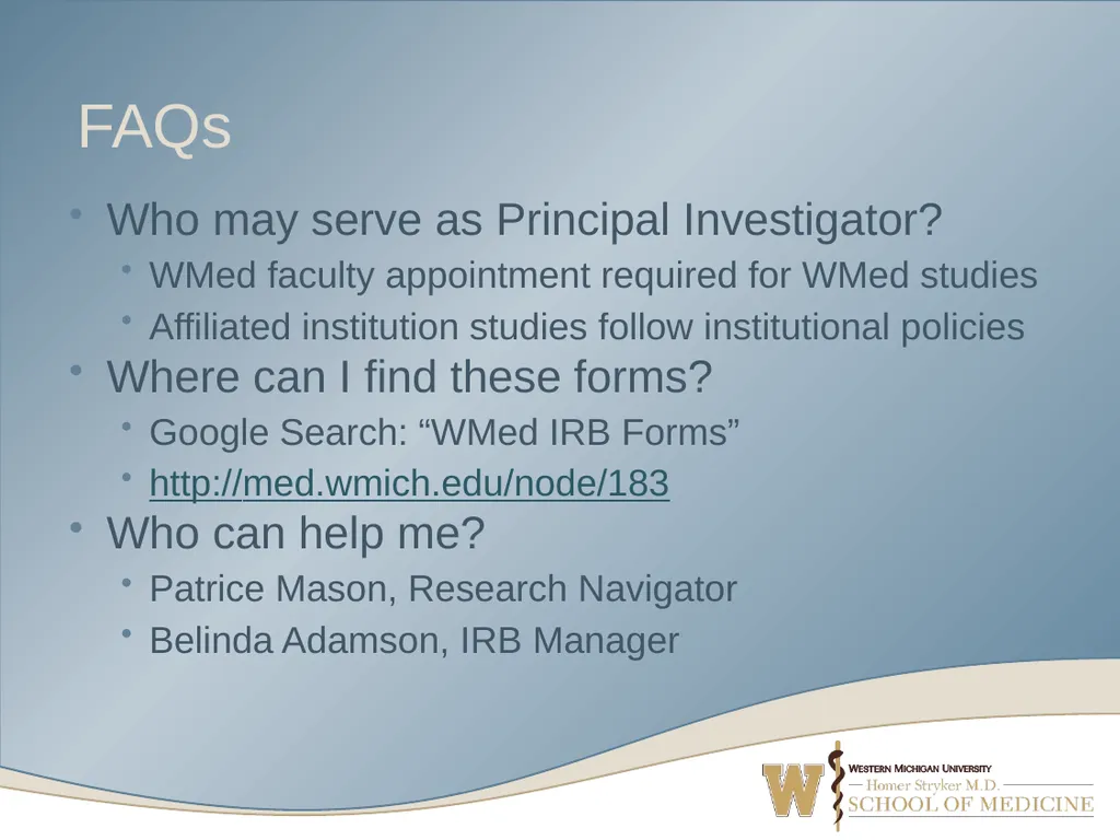 What’s Your Study? Navigating IRB Submission Forms - slide 52 of 52
