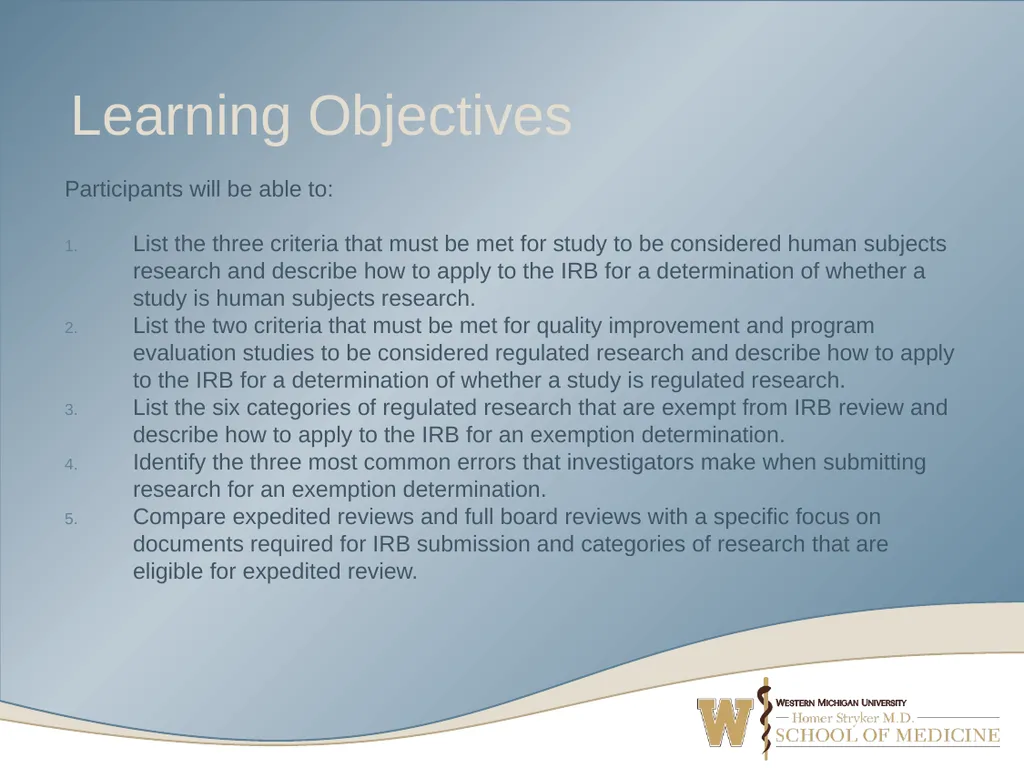 What’s Your Study? Navigating IRB Submission Forms - slide 2 of 52