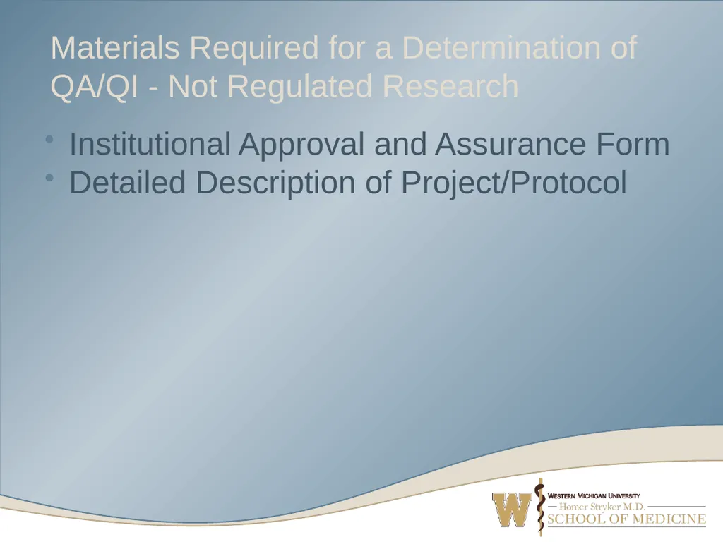 What’s Your Study? Navigating IRB Submission Forms - slide 21 of 52
