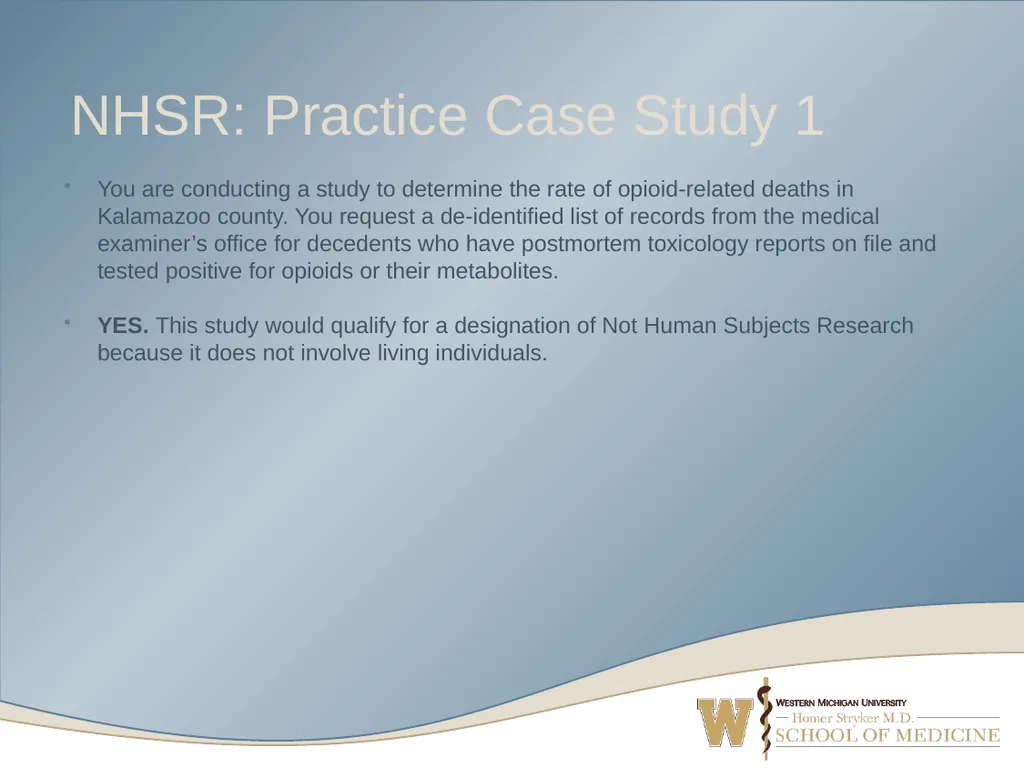 What’s Your Study? Navigating IRB Submission Forms - slide 8 of 52