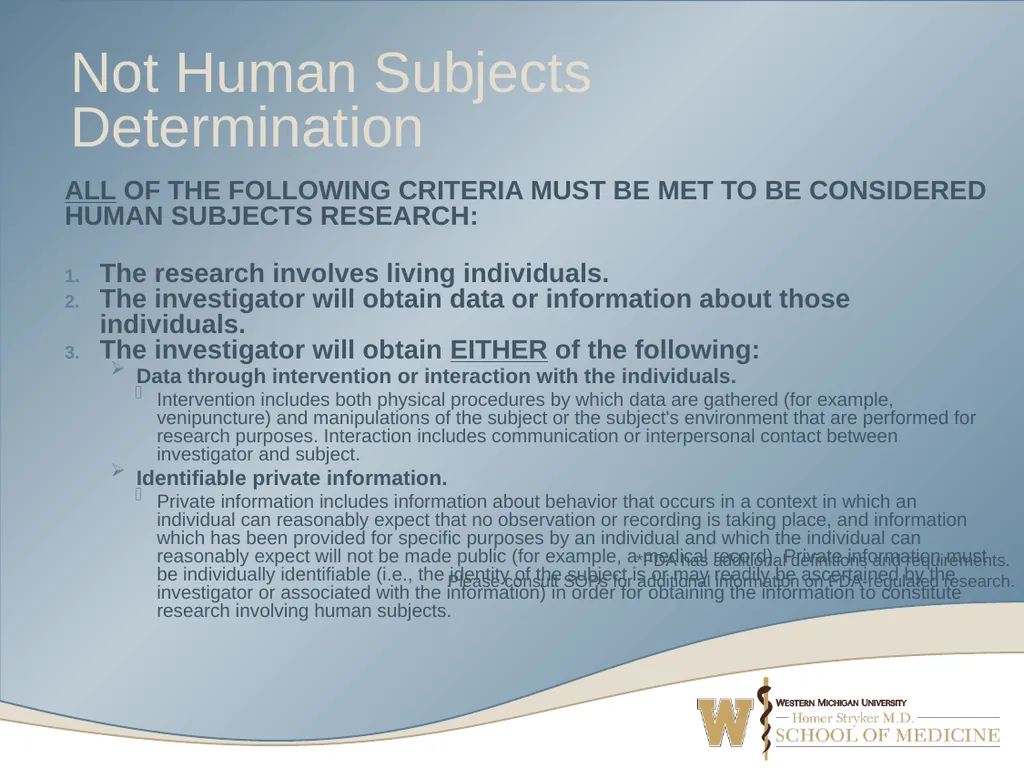 What’s Your Study? Navigating IRB Submission Forms - slide 6 of 52