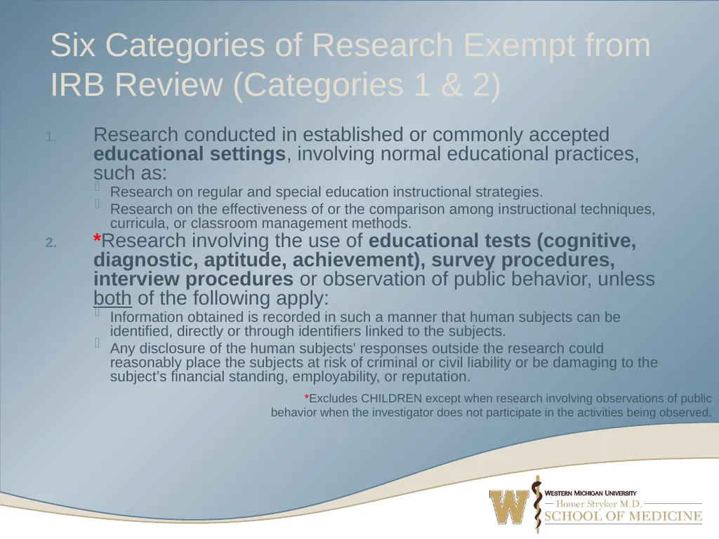 What’s Your Study? Navigating IRB Submission Forms - slide 24 of 52