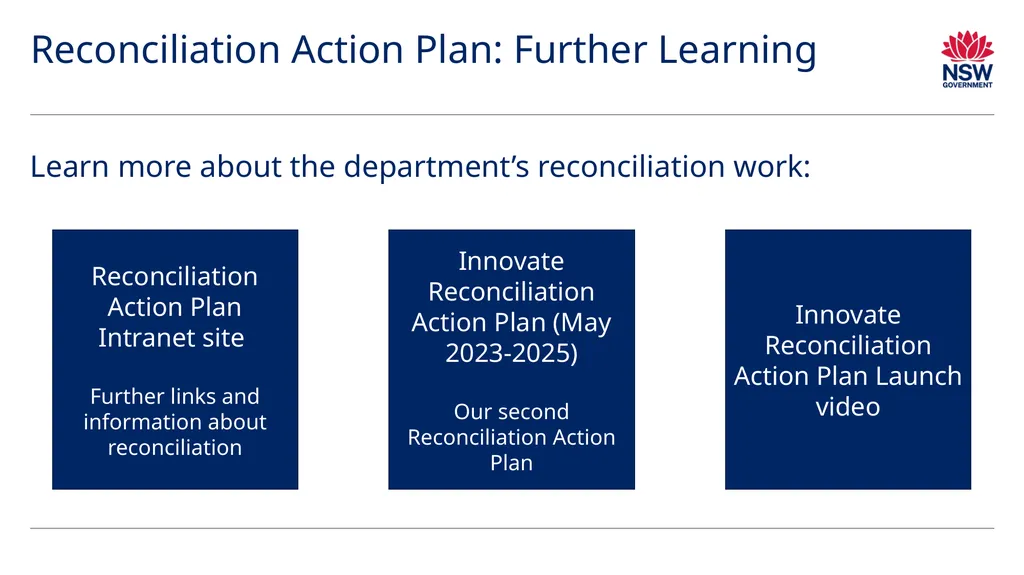 Reconciliation Action Plan – Information pack This - slide 6 of 25