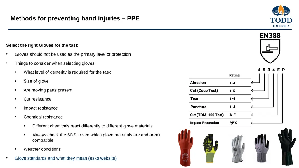 Hand Safety Todd Energy Dangers to Fingers and - slide 5 of 6