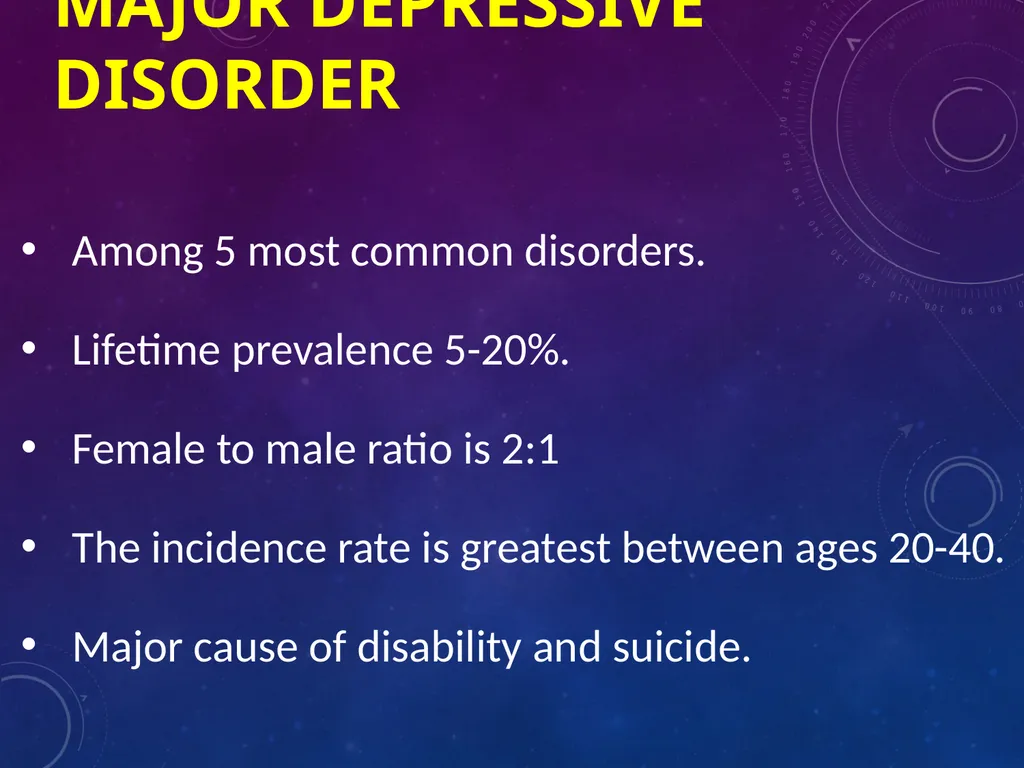 MOOD DISORDERS Mood : prevailing internal - slide 4 of 33