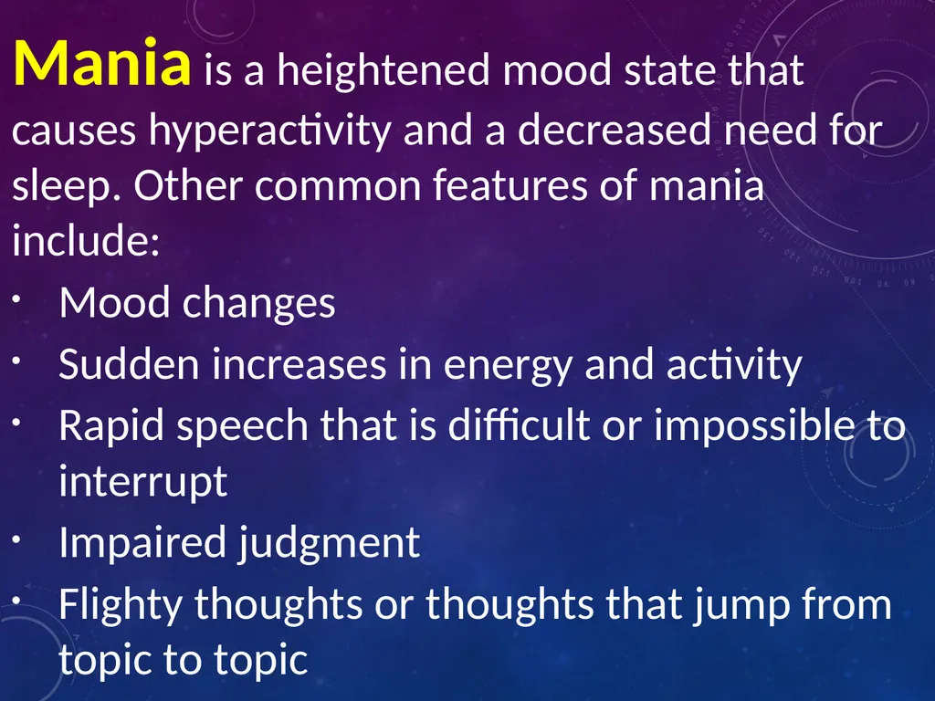 MOOD DISORDERS Mood : prevailing internal - slide 19 of 33
