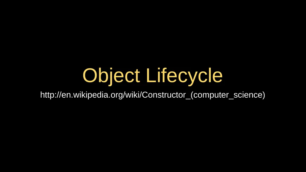 Python Objects Charles Severance Warning This - slide 27 of 47