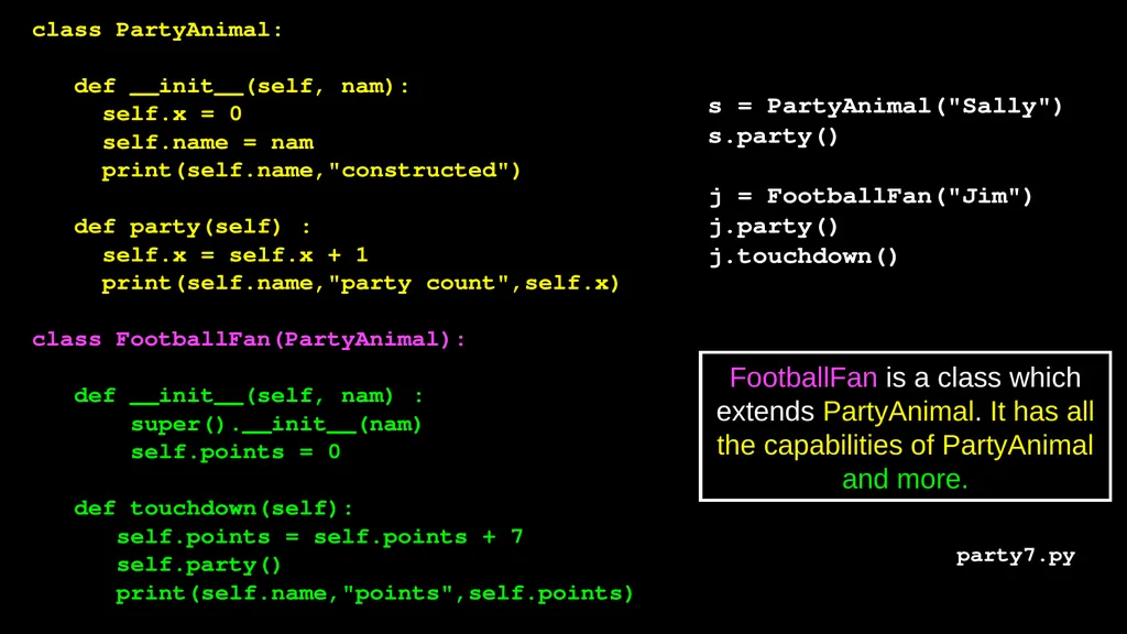 Python Objects Charles Severance Warning This - slide 41 of 47
