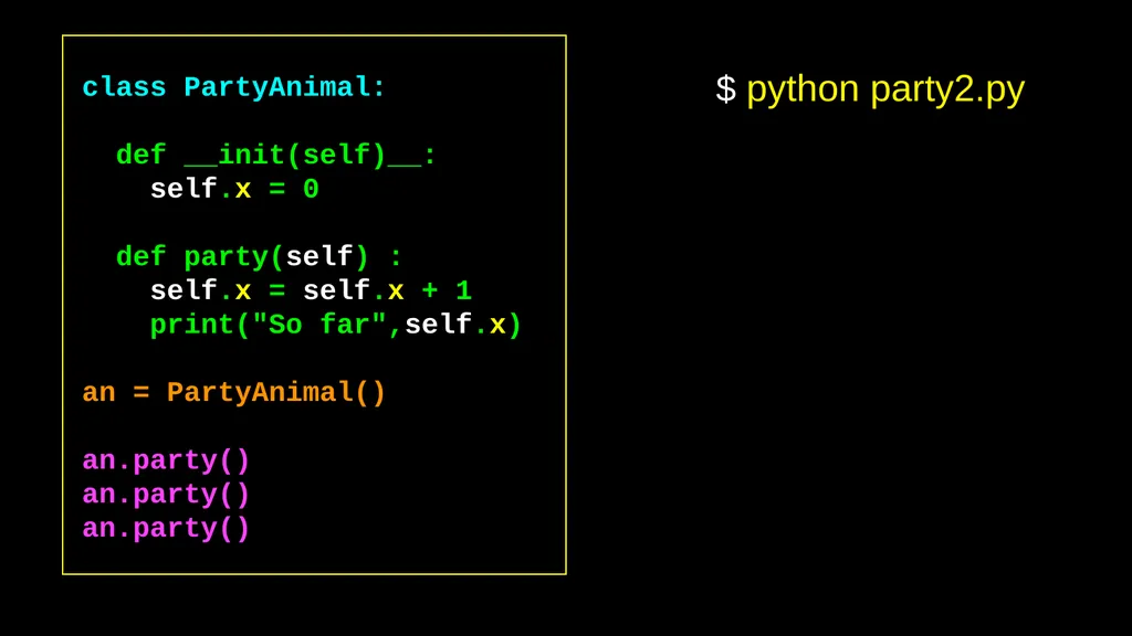 Python Objects Charles Severance Warning This - slide 20 of 47