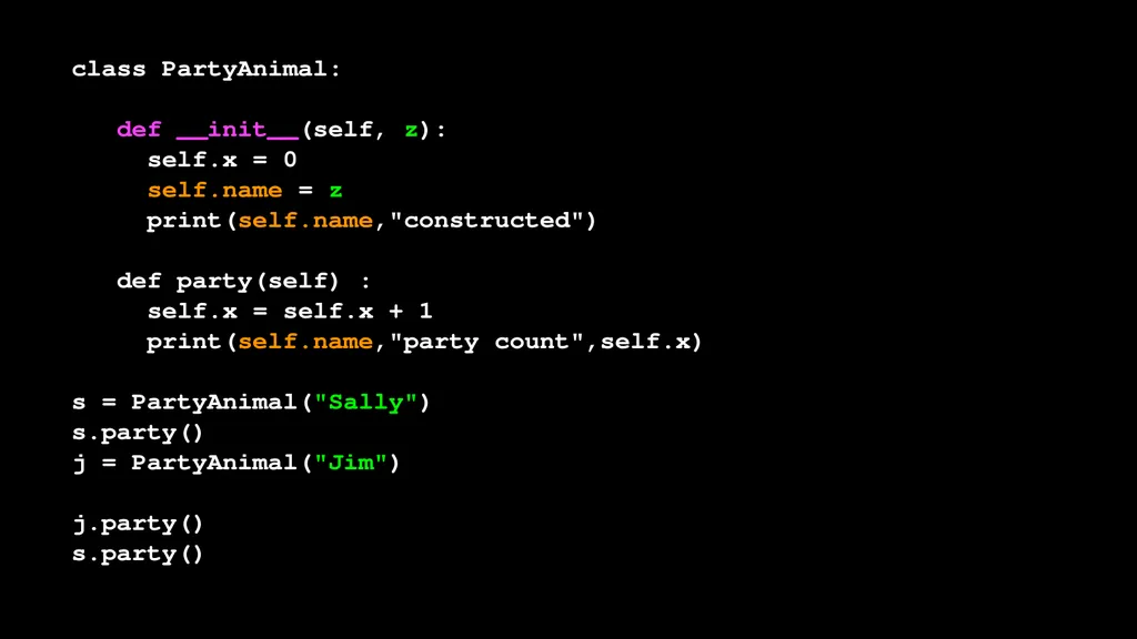 Python Objects Charles Severance Warning This - slide 34 of 47
