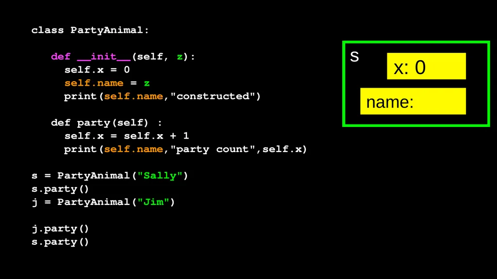 Python Objects Charles Severance Warning This - slide 35 of 47