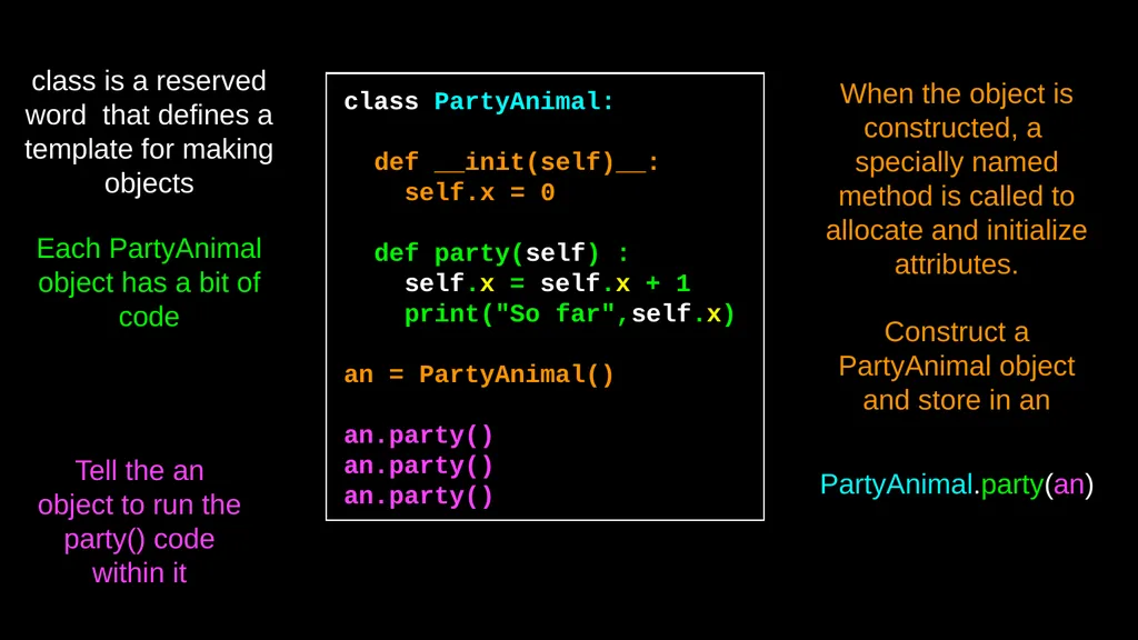 Python Objects Charles Severance Warning This - slide 19 of 47
